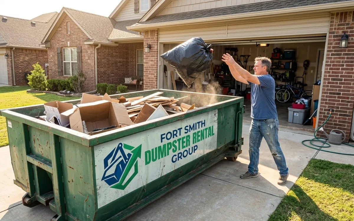 Dumpster rental in Charleston AR Roll-off dumpster rental serving Charleston, AR
