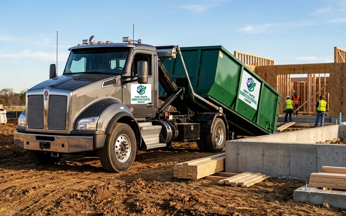 Dumpster rental in Mansfield AR Roll-off dumpster rental serving Mansfield, AR
